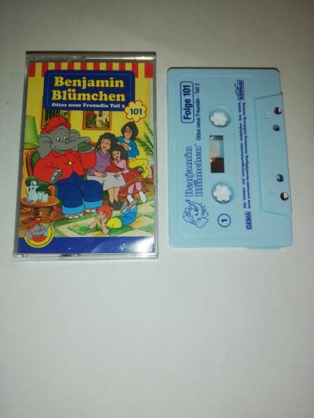 Benjamin Blümchen Folge 101 Ottos neue Freundin Teil 2 Weiß mit Blauen Druck 4.28501 Kiddinx